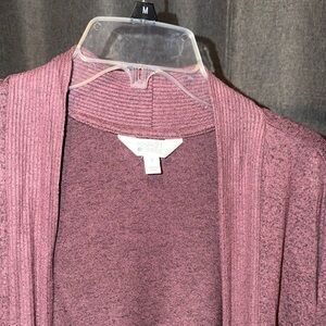 Market & Spruce Women's Mauve Cardigan